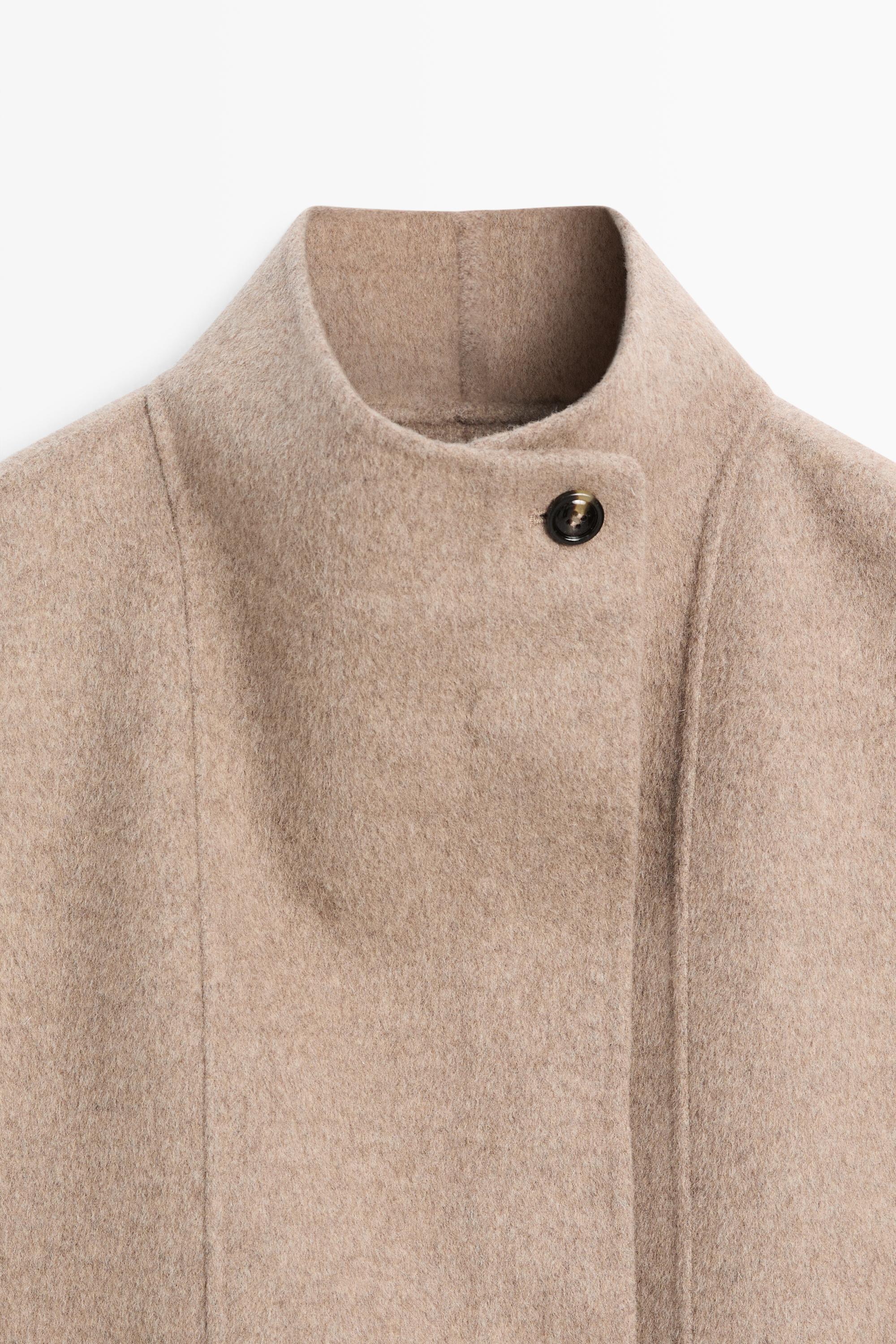 Short wool-blend jacket